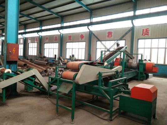 XKP560 Rubber Tyre Shredder Rubber Powder Production Line Blue Green