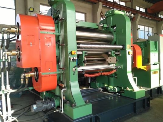 980RPM 132KW 4 Roll Rubber Calender Machine Rubber Mixing Mill