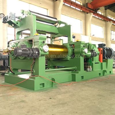XK660 Two Roll Mixing Mill 245Kw Rubber Processing Machinery