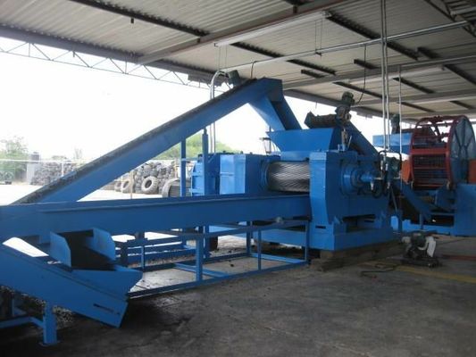 30-120 Mesh Rubber Powder Production Line 3000kg/H Rubber Granules Machine