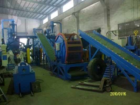 30-120 Mesh Rubber Powder Production Line 3000kg/H Rubber Granules Machine