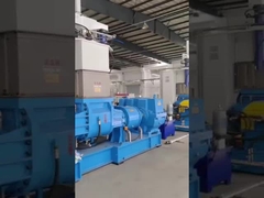 Malaxeur en caoutchouc avec le double couvercle de pression hydraulique